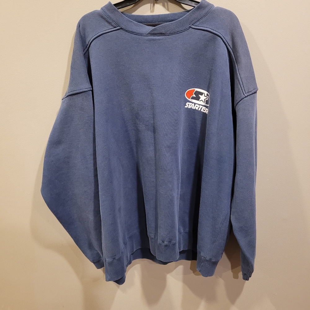 2xl Vintage Starter blue sweater
